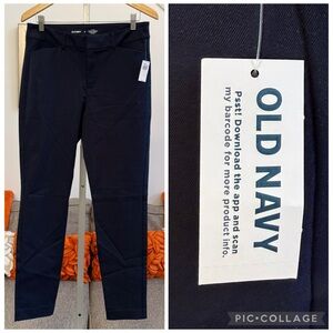 ❣️🆕Old Navy Pixie Skinny High Rise Full Length Pants In The Navy❣️